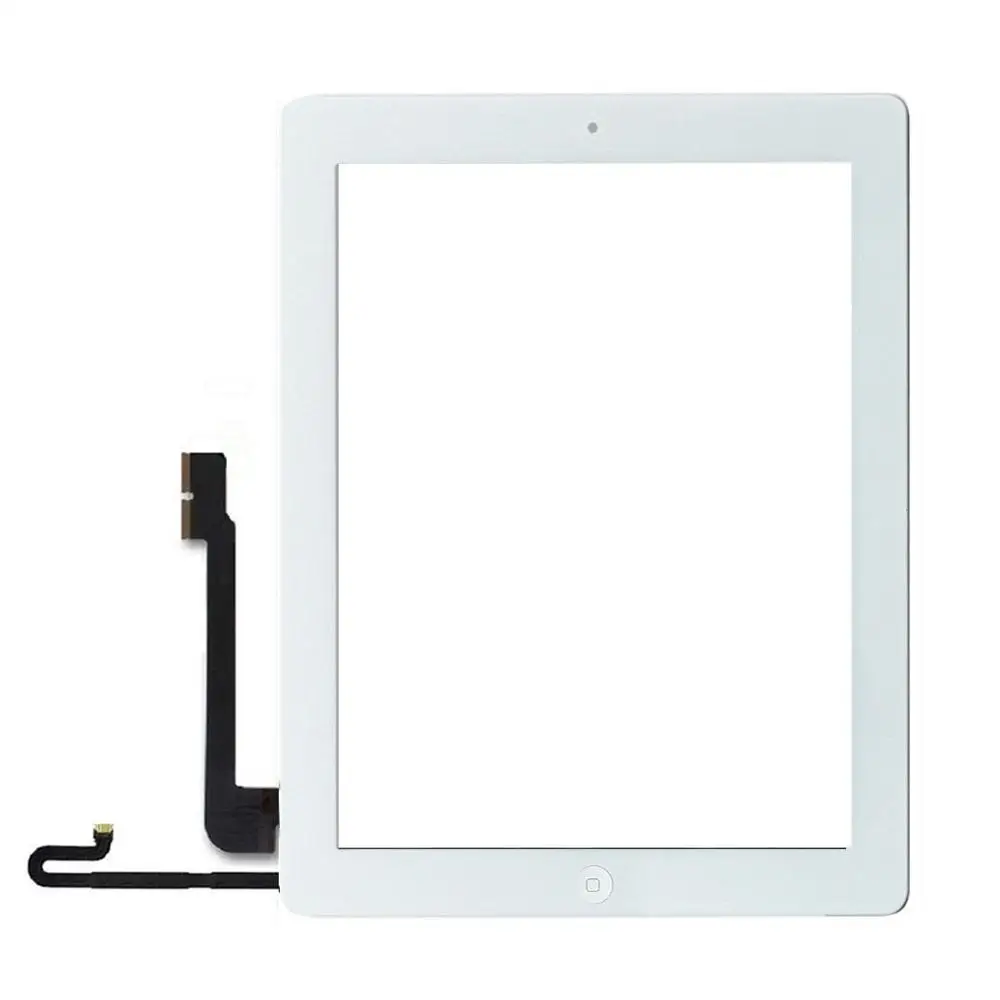 Сенсорный экран планшета спереди Стекло Панель запасные Запчасти для iPad 4 iPad4 A1458 A1459 A1460 с Главная Кнопка Ключевые