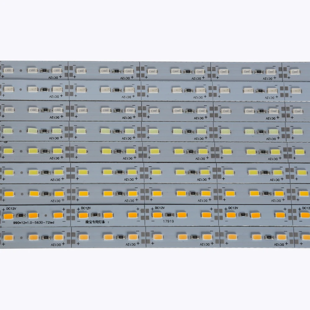 Txg 10 шт. супер яркий 36 светодиодов 50 см * 1.2 см * 1 мм SMD5630 12 В алюминиевый сплав LED бар свет кабинет светодиодные панели цена акции
