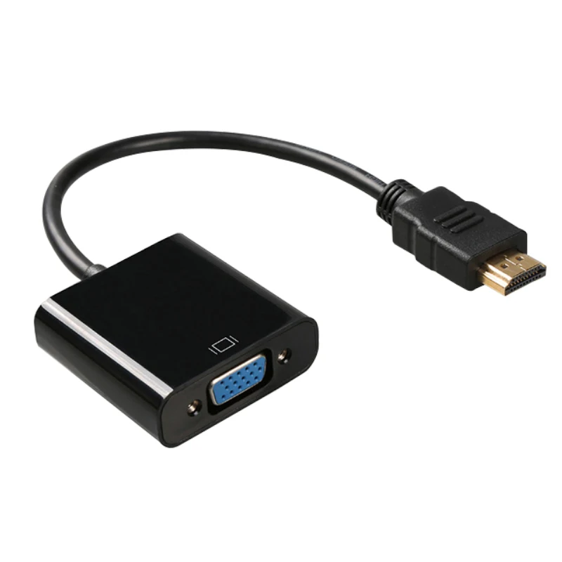 Универсальный Переходник HDMI VGA Папа мама преобразователь адаптер 1080P HD цифро