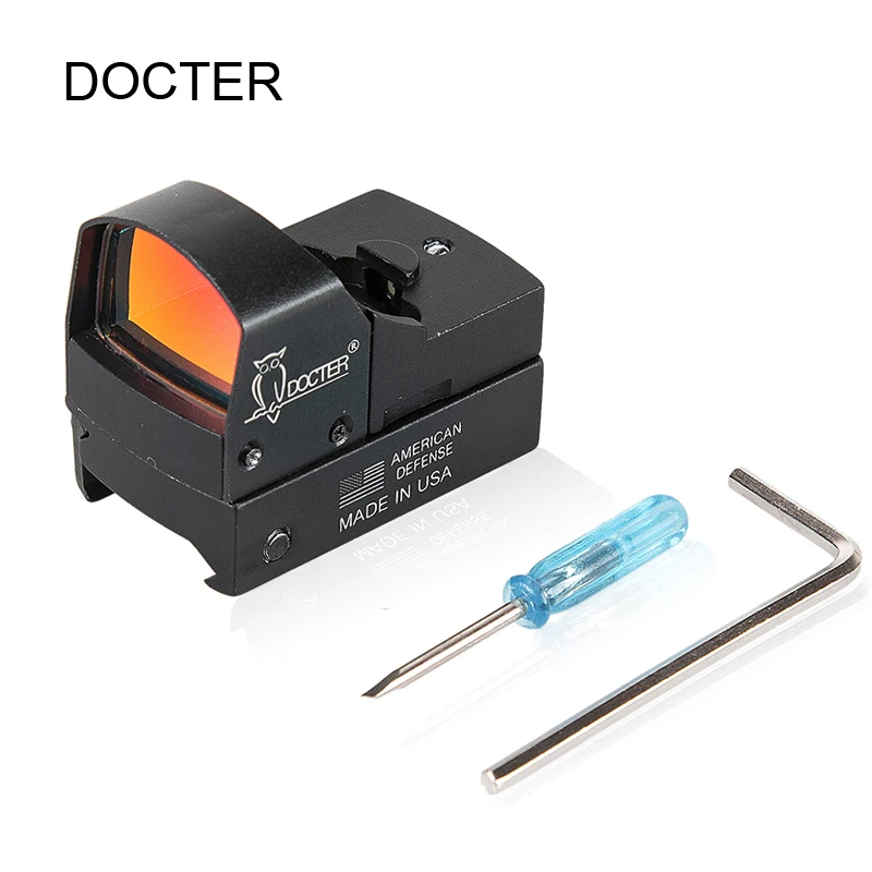 

Tactical Hunting Shooting Micro Docter Switch Red Dot Sight Scope Black Free Shipping