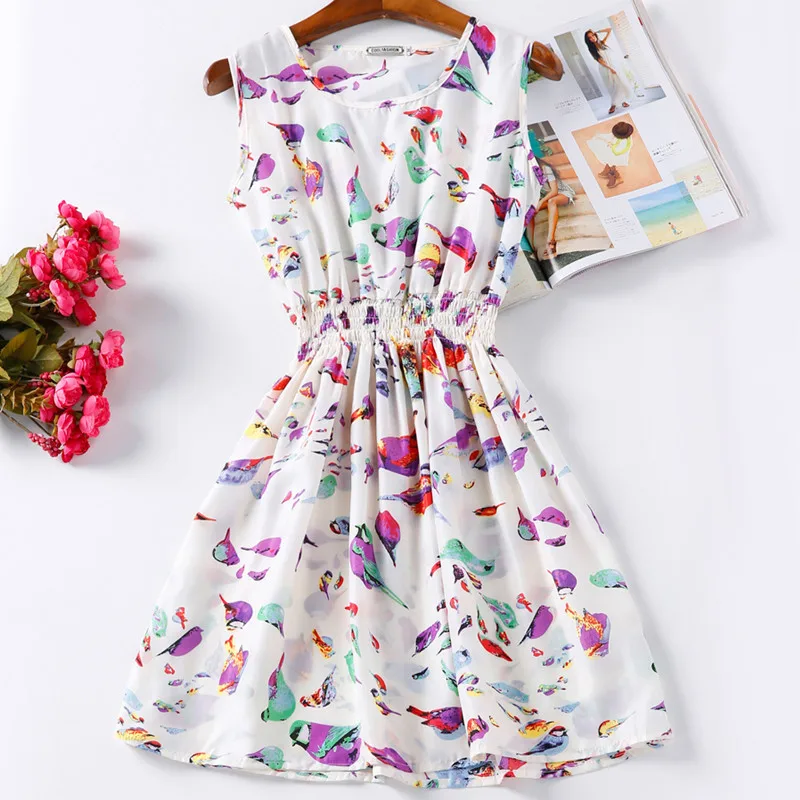 

Summer Women Dress Vestidos Print Casual Low Price China Clothes Femininas Roupas Office Ladies Female Bohemian Mini Beach Dress