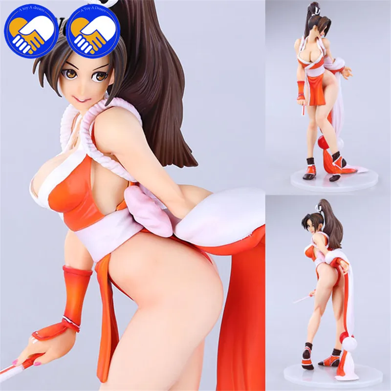 YNYNOO-King-of-Fighters-XIII-Mai-Shiranui-Action-Figure-Ver-1-6-PVC-11-27cm-KOF (1)