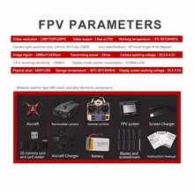 JJRC H8D FPV Drone with Camera 2MP Boys Gift Toys RC Helicopter 5.8G LCD Monitor Quadcopter 2.4Ghz Headless Mode One Key Return