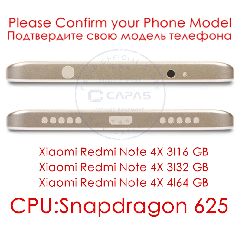 Для Xiaomi Redmi Note 4X3 Гб оперативной памяти, ЖК-дисплей Дисплей Сенсорный экран Панель каркасные Snapdragon 625 16/32 ГБ Тесты Запчасти для авто