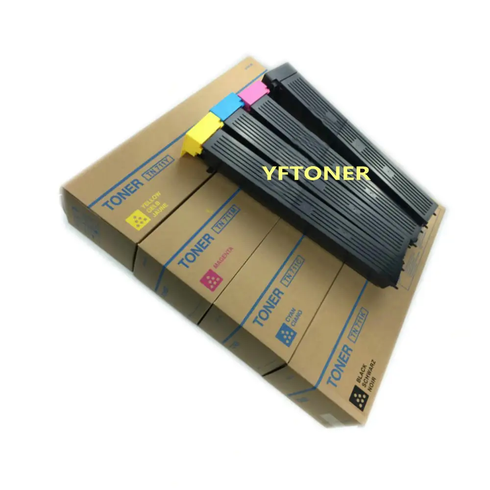 YFTONER TN711 тонер картридж для Konica Minolta Bizhub c554 c654 c754 C754e C654e|Картриджи с тонером| |