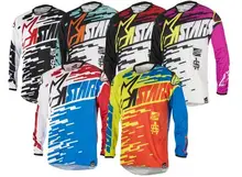 Cycling eguipment moto long jerseys Mountain Bike MX Cycling Clothes Summer Downhill Bike Jersey Long Sleeve Bicycle Wear Witho