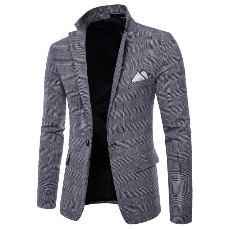 Slim Fit костюмы Для мужчин Нотч Бизнес Свадебные Жених отдых смокинг 2018 последние
