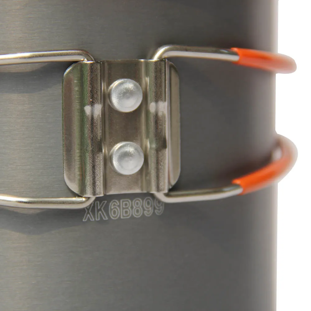 Intercambiador de Calor portátil al aire libre de arce de fuego, olla de aluminio para Camping, utensilios de cocina, tetera, olla de cocina, FMC-XK6