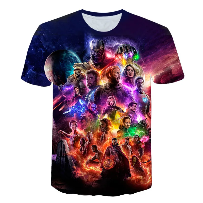 Cool Avengers T-Shirt - Endgame Infinity War Part - 3D Avengers 4 Tee Shirt - Iron Man Tony Stark Tshirt - Fashion Tops image 6