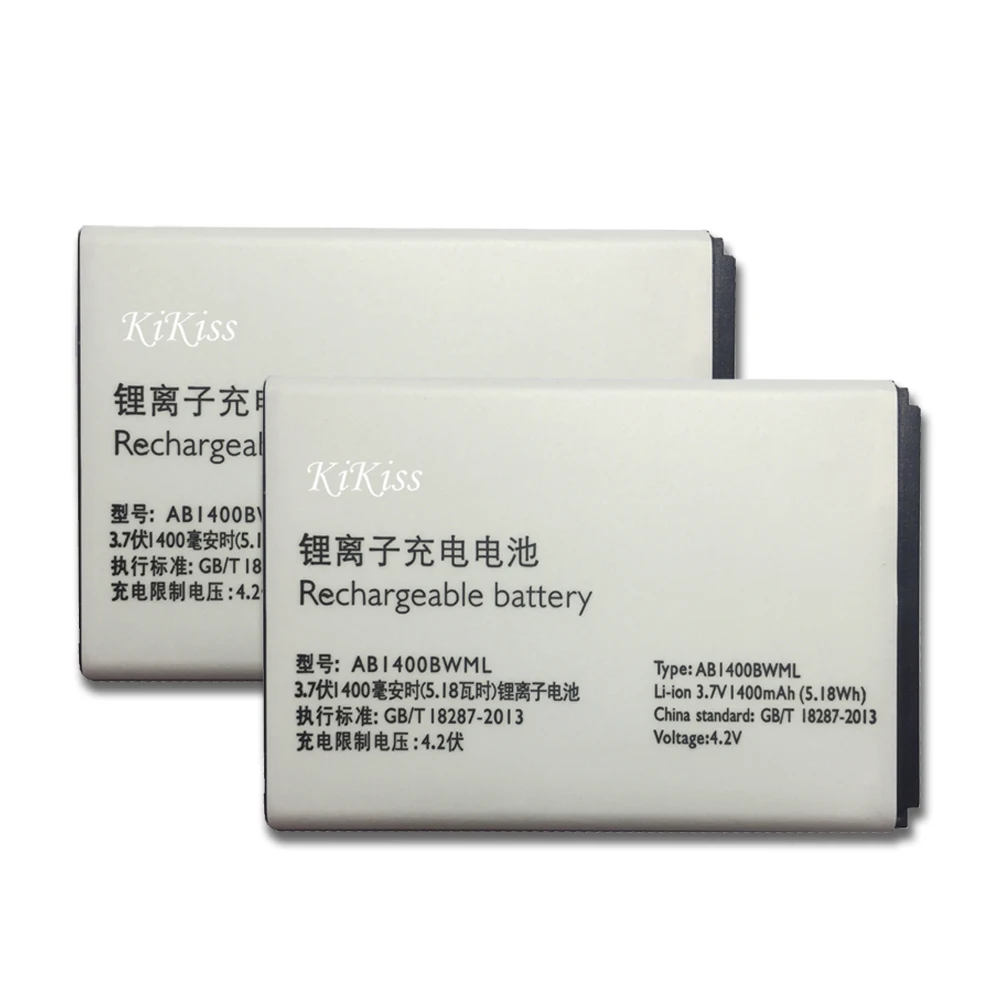 

Battery 1400mAh AB1400BWML For Philips Xenium S301 S308 Rechargeable Lithium Polymer Batteries
