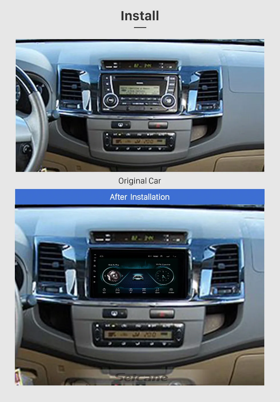 Excellent Seicane 2din Android 8.1 Touchscreen Car Radio Wifi GPS Navigation Stereo For 2016 2017 2018 Toyota Fortuner Multimedia Player 2 Excellent Seicane 2din Android 8.1 Touchscreen Car Radio Wifi GPS Navigation Stereo For 2016 2017 2018 Toyota Fortuner Multimedia Player 2
