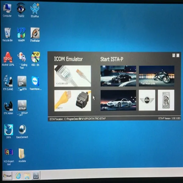  2019-12-12 Multi-idiomas Super para BMW Icom NEXT versión ISPI siguiente HDD con D630 portátil un a