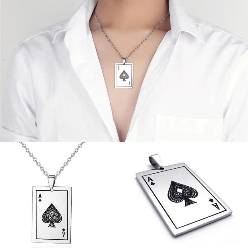 Мужское ожерелье с кулоном в виде карты|fashion jewelry|jewelry fashionjewelry for men |