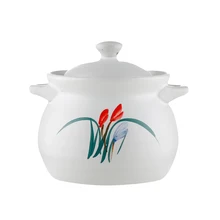 Эмалированная Керамика суп горшки кастрюля для тушения кастрюля Мармит Ceramique Керамика кастрюля глиняный горшок кухонная посуда