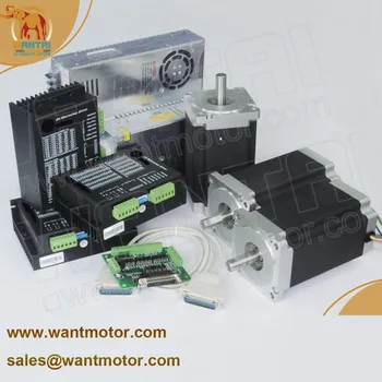 

(EU Free, No Tax)Nema 34 Stepper Motor 1090oz-in,5.6A, 14mm shaft diameter, 3 Axis Wantai CNC Engraver,CE, ROhHS, HIgh quality