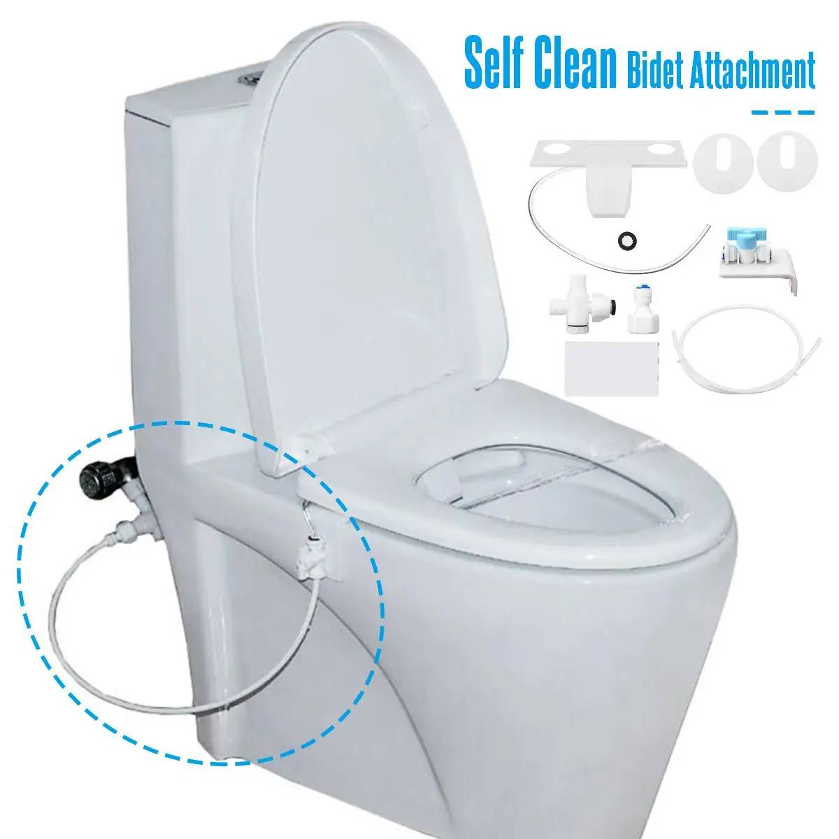 Toilet Flushing Sanitary Device Bidet Water Spray Seat Practical Toilet