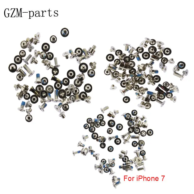 Gzm-части 50 компл./лот винтов полный набор винтов для iPhone 6 7 6S 6P 6S Plus 7P ремонт болтов полный комплект Замена запчастей