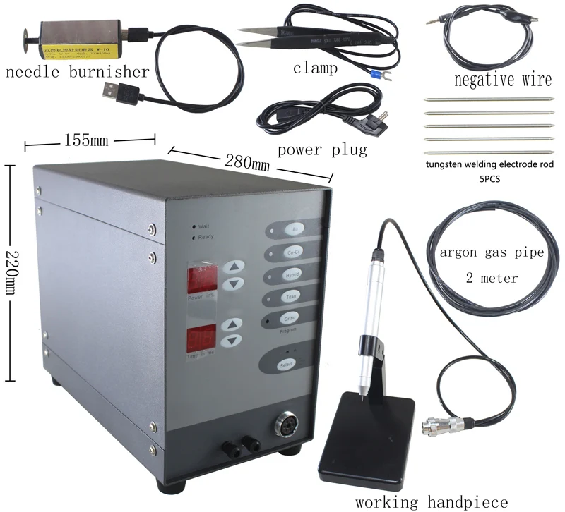 

CE certificate!dental Spot Welding Machine Automatic Numerical Control Touch Pulse Argon Arc Welder for Soldering Jewelry tools