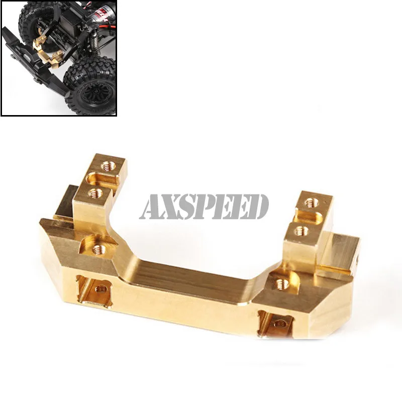 1/10 RC TRX4 Front Bumper Mount Gold Servo Relocation Mount For Traxxas