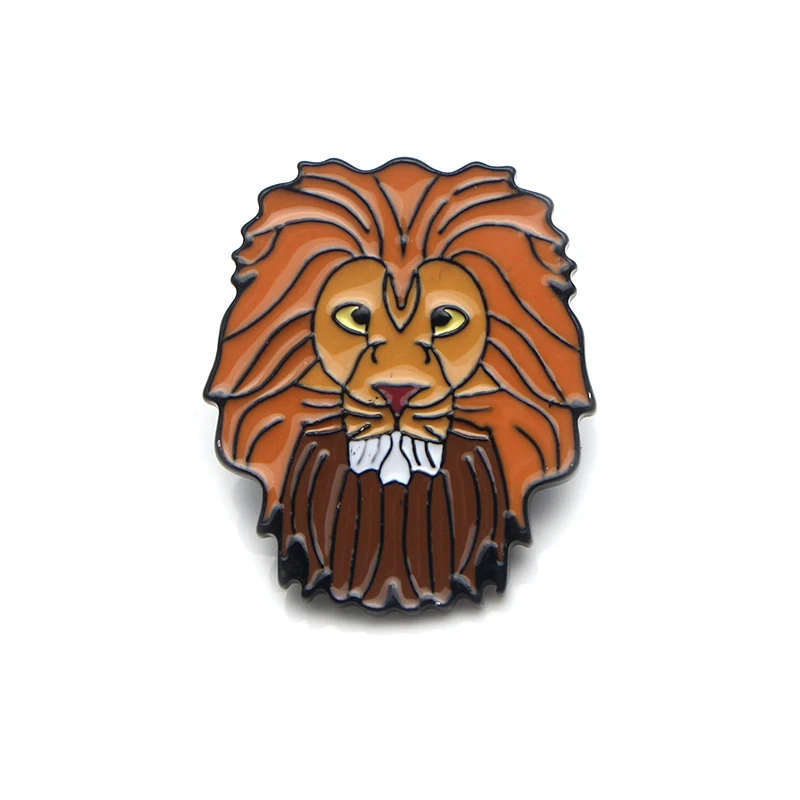 K236 The Lion King Cartoon Pins Metal Enamel Pins and Brooches for Women Men Lapel Pin Backpack Badge Brooch Collar Jewelry - Окраска металла: 9