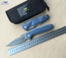 NIGHTHAWK original design S35VN blade titanium handle folding knife outdoor camping EDC tool for hunting hiking knife EDC tools