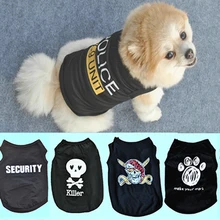 Распродажа, унисекс, одежда для собак, мягкая хлопковая футболка для домашних животных, жилет, летняя одежда для щенков, черный жилет
