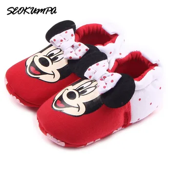 

2019 New Style Newborn Baby Shoes Infant Shoes Spring Soft Cotton Baby First Walker Baby Shoes Boy Toddler Keep Warm Thick shoes