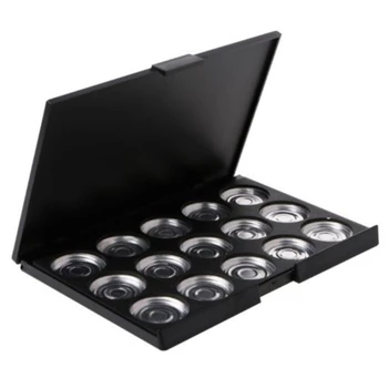 

Mayitr 1pc Cosmetic Makeup Empty Eyeshadow Case High Quality Powder DIY Palette 26mm Aluminum Pans For Eyes Makeup Palette