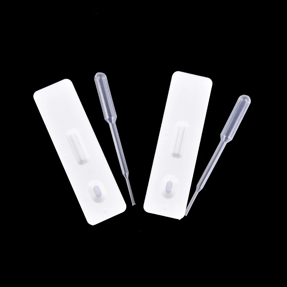 

2Pcs Home Private Early Pregnancy Urine Midstream Test Strips Kit