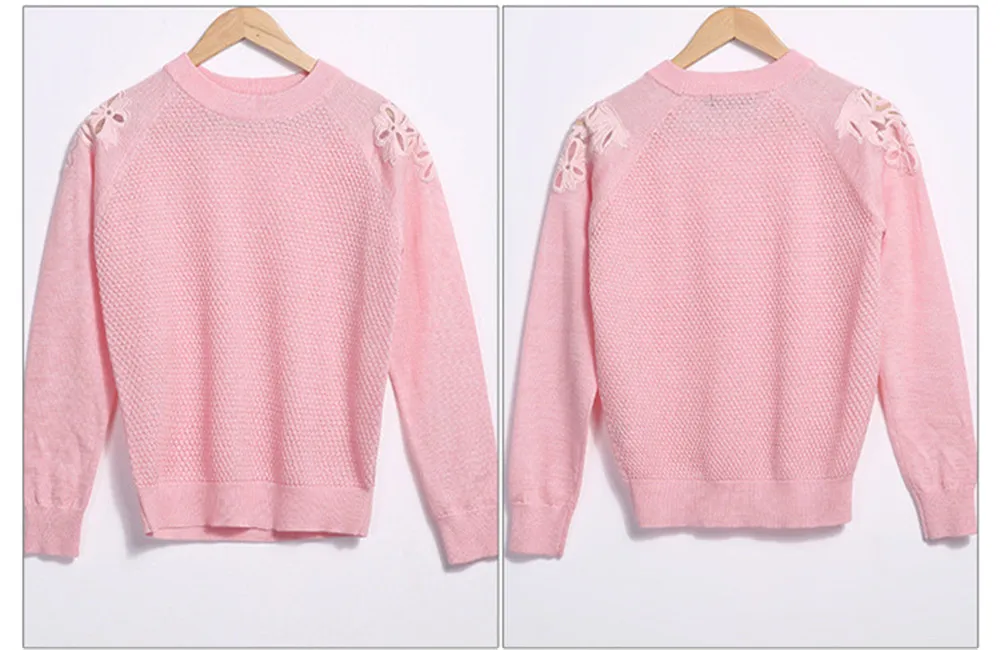 Fashion O neck knitting winter sweater women 2018 Spring Long sleeve pullover female New autumn winter casual jumper All match (9)