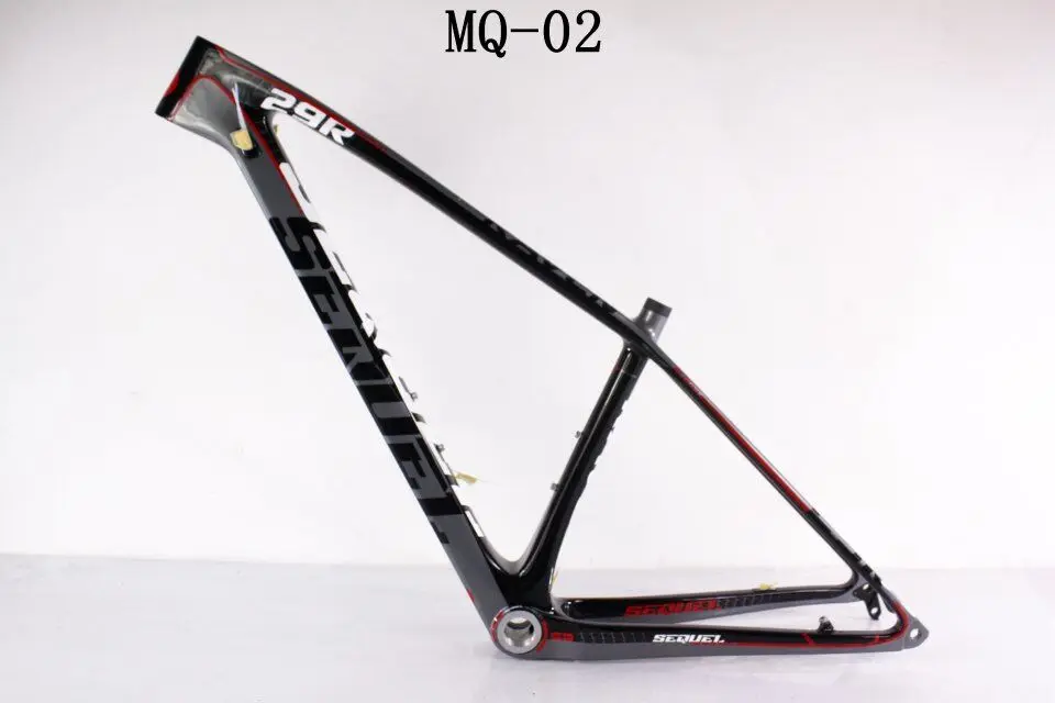 Best 2019 greatkeen bike mountain bike frames SE-02 SEQUEL LOGO 15/17/19 inch carbon mtb frame with Aliexpress shipping cheap 4
