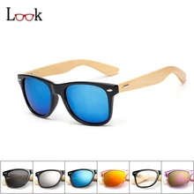 Gafas de Sol 2017 de La Vendimia de gafas de Sol Populares Del Diseñador de la Marca De Madera de bambú Gafas de Sol Para Mujeres de Los Hombres Gafas de sol Gafas de sol