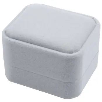 

Velvet Earring Gift Boxes Jewelry Box,Rings Boxes (Grey)