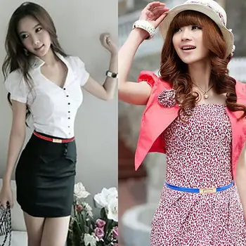 

New Vintage Waistband Belt Fashion Women Solid Color Insert Buckle Belt Waist Strap Waistband Dress Decor