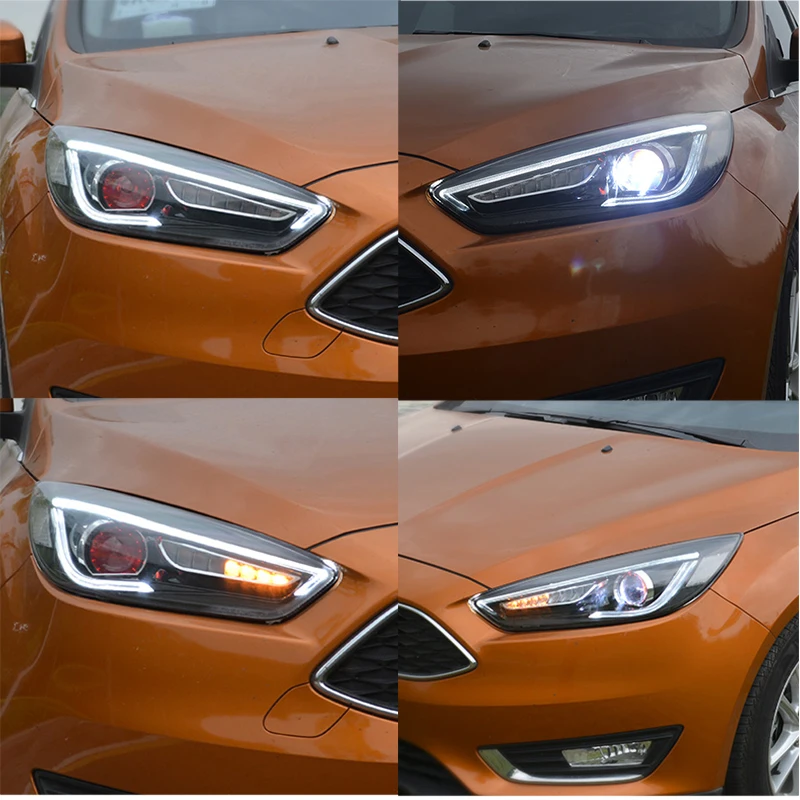 Автомобильные фары в сборе для Ford Focus 2015 2018 автомобильный Стайлинг Чехлы линз