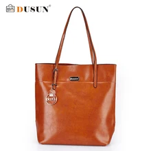 DUSUN Women Bag Genuine Leather Handbag Casual Women’s Tote Fashion Famous Brand Large Capacity Vintage Shoulder Messenger Bag