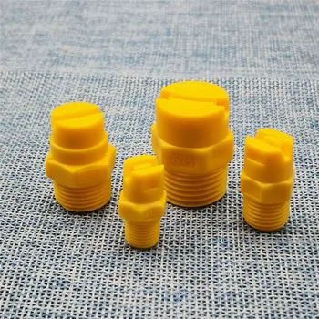 

1/4"PP vee jet flat fan spray nozzle,1/8"PP washing high impact force flat fan spray nozzle,Industrial water spray nozzles