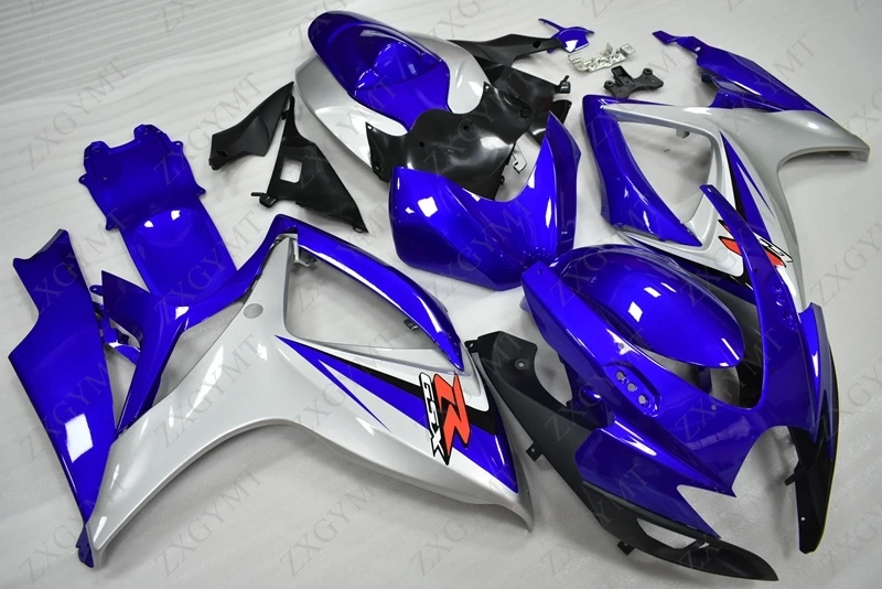 

Fairings GSX R 600 2006 - 2007 K6 Blue White Black Abs Fairing GSX R 750 2006 Motorcycle Fairing for Suzuki GSXR750 2006