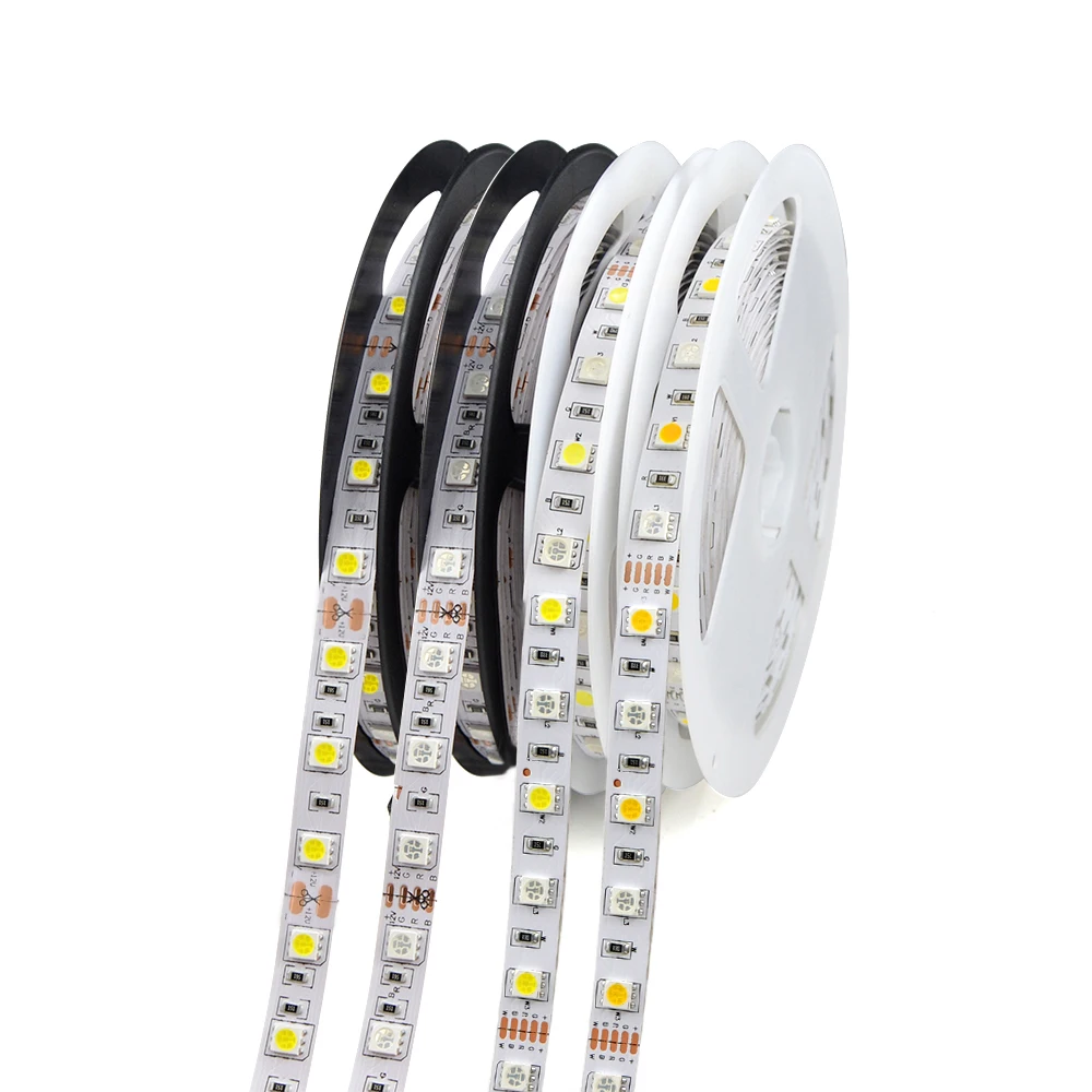

5M/lot 5050 SMD 11 Colors LED Strip Light 60LEDs/M DC 12V String Lamp Ribbon Tape Indoor Holiday Lighting Decor RGB,RGBW,RGBWW