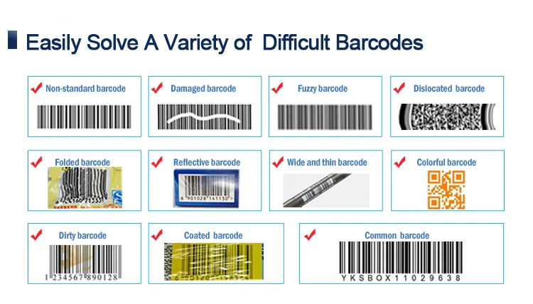 China barcode scanner qr Suppliers