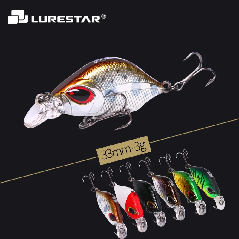 

Mini VIB Bait 3g 33mm Fishing Lure Sinking Action 1pcs Tiny Vibrations Hard Bait VMC Hook UL fishing Tackle