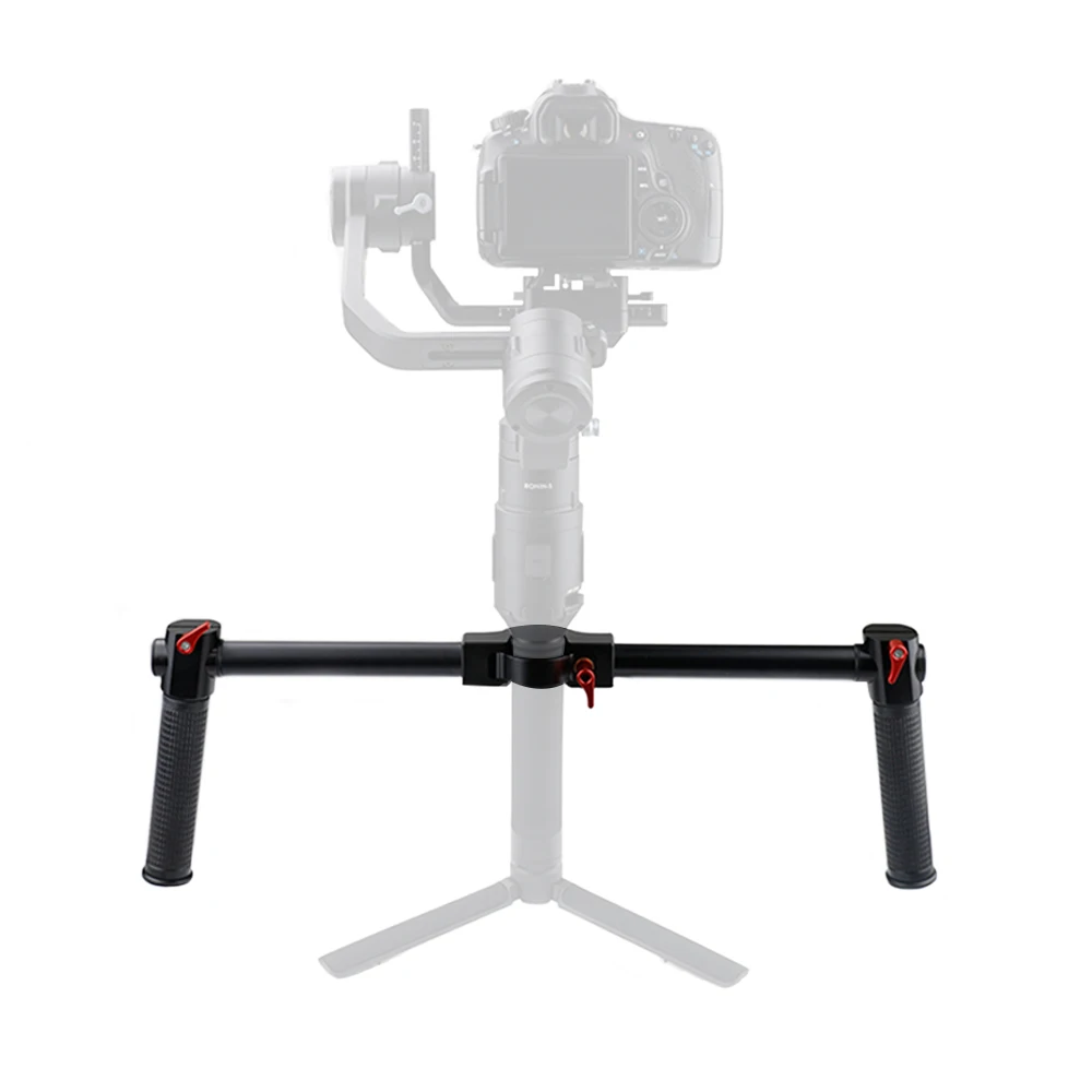 

Andoer Aluminum Alloy Dual Handle Grip Extended Handheld Kit for DJI Ronin S Gimbal Stabilizer Camera Accessories