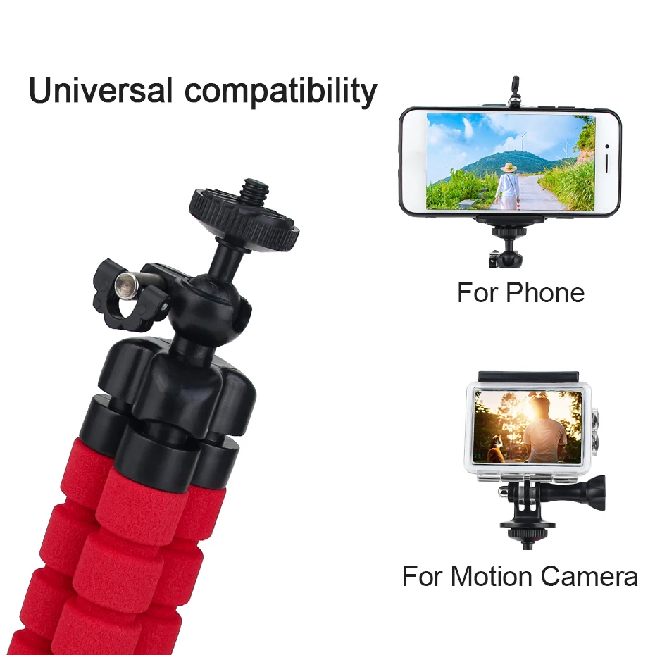 Мини Гибкий штатив Осьминог Губка Штатив Держатель Кронштейн Gorillapod камера