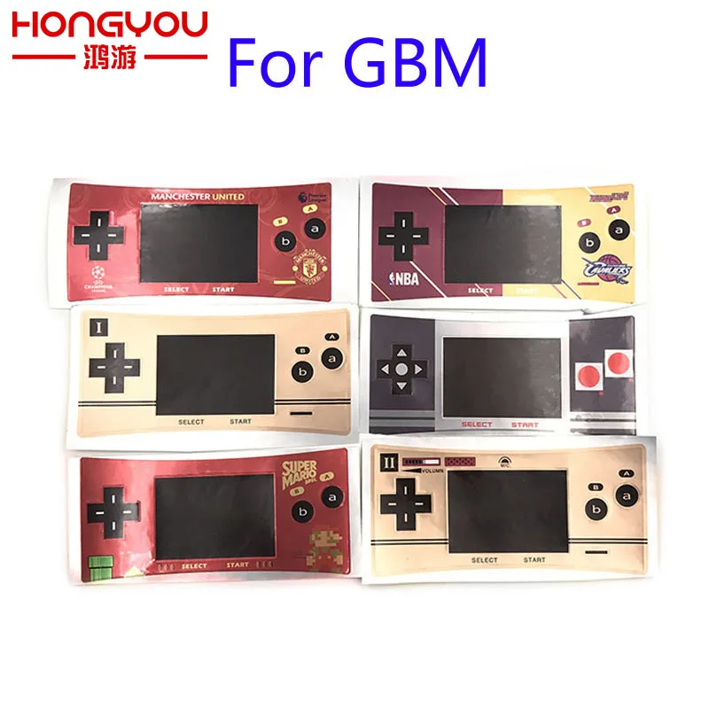

50 Pcs For GameBoy 10 years commemorative edition Color Sticker For GBM Limited Edtion Shell Case Cover Label