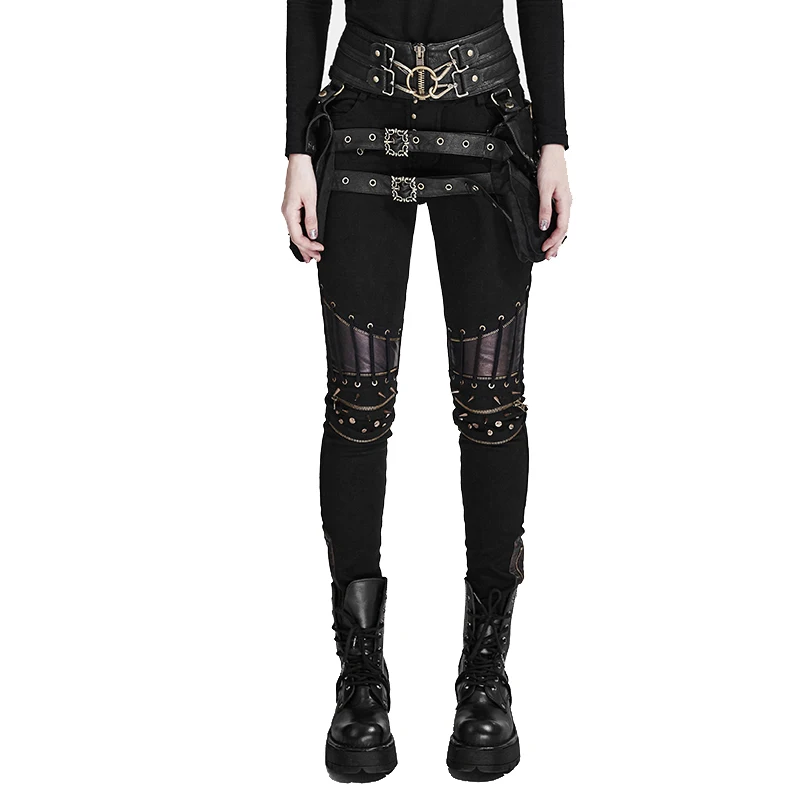 gothic leather pants