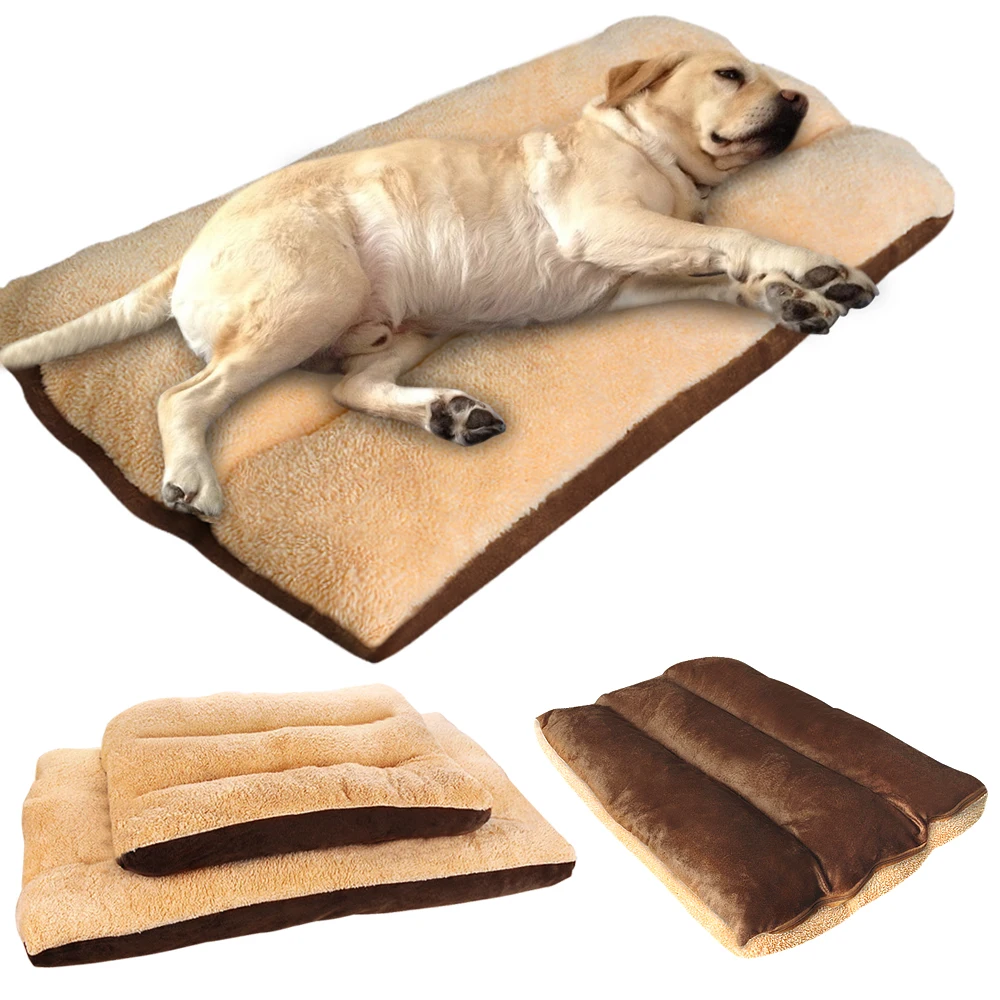 Large Dog Bed Warm Pet Puppy House Cushion Soft Kennel Nest Sofa Mat