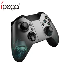 PG-9062S Ipega Sem Fio Bluetooth Controlador Do Jogo Gamepad Dual Motor Joystick para iOS Xiaomi TV PC vs gamesir g3s jostick pará