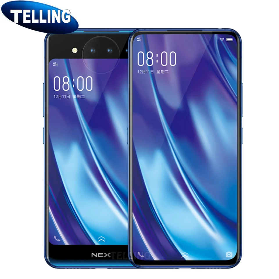

Original 44W Vivo Nex 3 5G Edition Mobile Phone Android 9 Snapdragon 855 Plus Octa Core 6.89" Curvy Screen Fingerprint 4500mAh