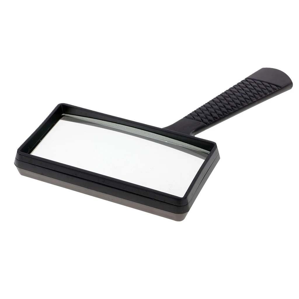 Rectangular Handheld Reading Magnifying Glass Book Magnifier Crafts Sewing Crafts for Repairing Gadgets Sewing Clothes Accessory
