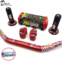 Руль для PRO Taper Pack Bar 1-1/" ручка бар колодки ручки Pit Pro гоночный Dirt Pit велосипед Мотоцикл CNC 28,5 мм адаптер